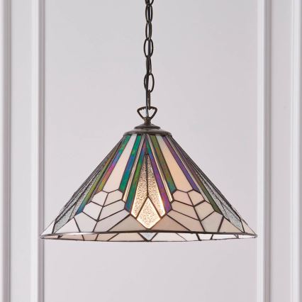 Endon 63937 - Hängeleuchte an Kette ASTORIA 1xE27/60W/230V d 40 cm