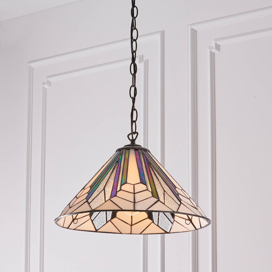 Endon 63937 - Hängeleuchte an Kette ASTORIA 1xE27/60W/230V d 40 cm
