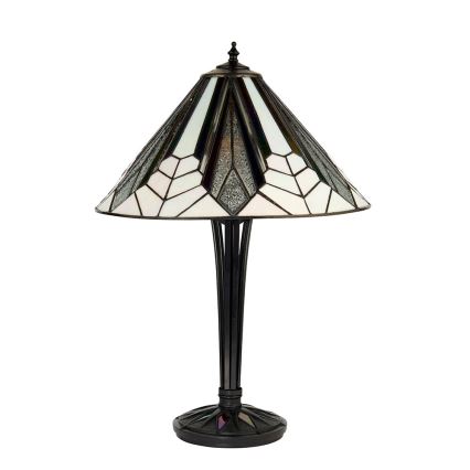 Endon 63939 - Tischlampe Tiffany ASTORIA 2xE27/60W/230V Ø 40 cm