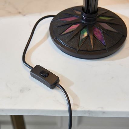 Endon 63939 - Tischlampe Tiffany ASTORIA 2xE27/60W/230V Ø 40 cm