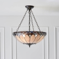 Endon 63976 - Kronleuchter an Kette Tiffany BROOKLYN 3xE27/60W/230V Ø 50 cm