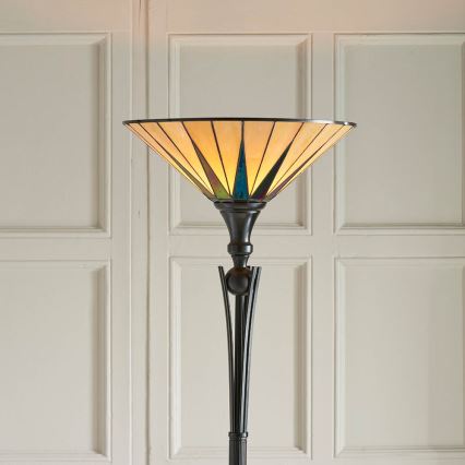 Endon 64042 - Stehleuchte DARK STAR 1xE27/60W/230V d 42 cm