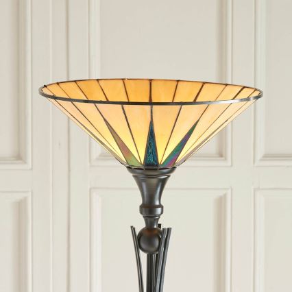 Endon 64042 - Stehleuchte DARK STAR 1xE27/60W/230V d 42 cm