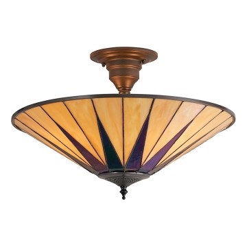 Endon 64043 - Anbauleuchte DARK STAR 3xE27/60W/230V d 49 cm