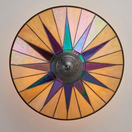Endon 64043 - Anbauleuchte DARK STAR 3xE27/60W/230V d 49 cm