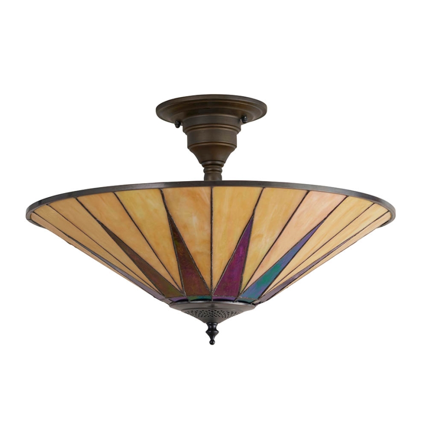 Endon 64043 - Anbauleuchte DARK STAR 3xE27/60W/230V d 49 cm