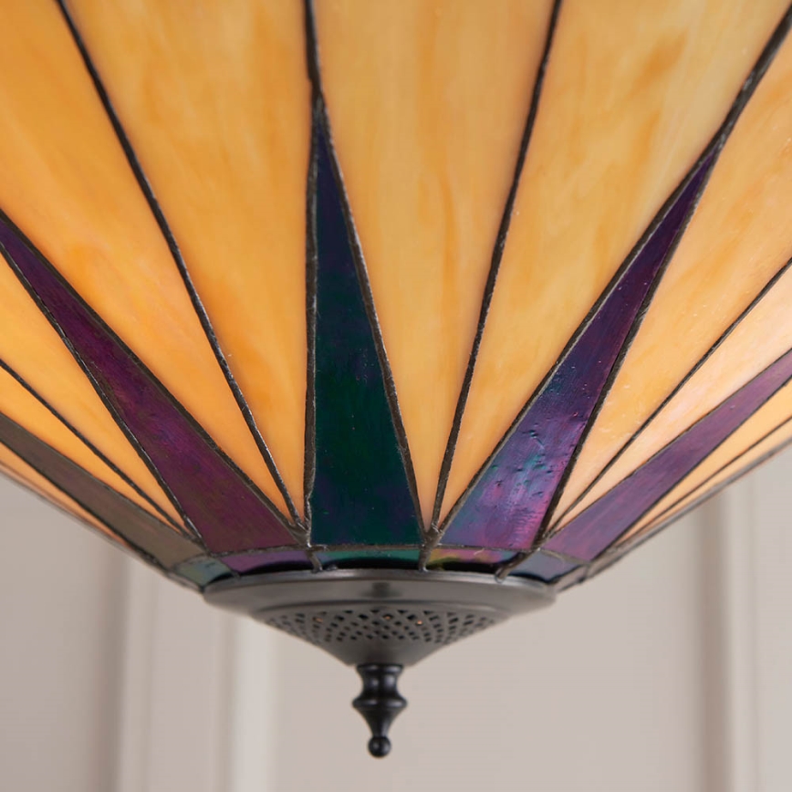 Endon 64043 - Anbauleuchte DARK STAR 3xE27/60W/230V d 49 cm