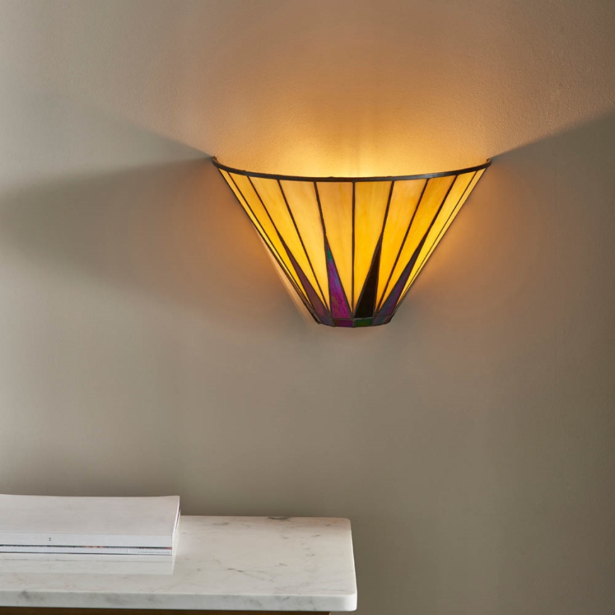 Endon 64046 - Wandleuchte DARK STAR 1xE14/40W/230V