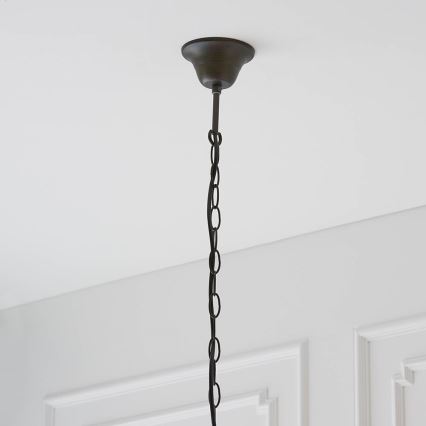 Endon 64082 - Hängeleuchte mit Kette Tiffany DRAGONFLY 3xE27/60W/230V Ø 50 cm
