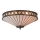 Endon 64145 - Deckenleuchte FARGO 2xE27/60W/230V d 41,5 cm