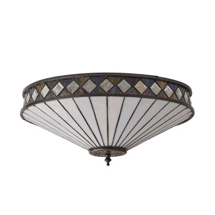 Endon 64145 - Deckenleuchte FARGO 2xE27/60W/230V d 41,5 cm