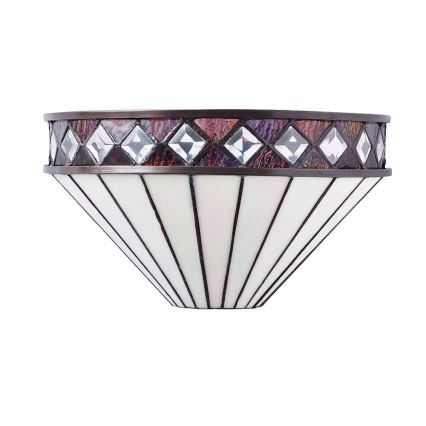 Endon 64149 - Wandleuchte Tiffany FARGO 1xE14/40W/230V