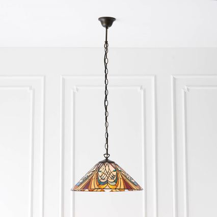 Endon 64162 - Hängeleuchte an Kette HECTOR 1xE27/60W/230V d 40 cm