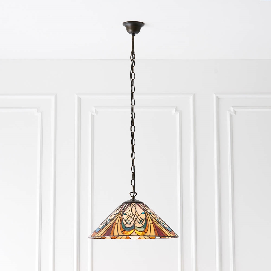Endon 64162 - Hängeleuchte an Kette HECTOR 1xE27/60W/230V d 40 cm