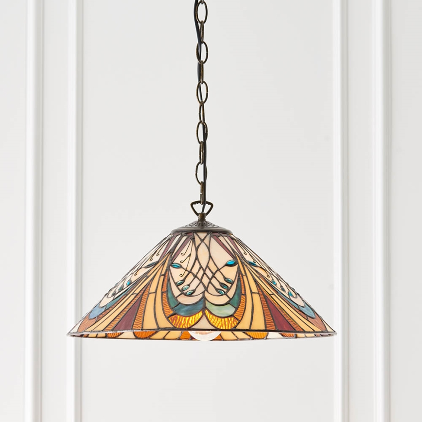 Endon 64162 - Hängeleuchte an Kette HECTOR 1xE27/60W/230V d 40 cm