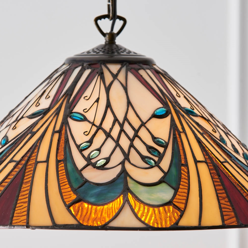 Endon 64162 - Hängeleuchte an Kette HECTOR 1xE27/60W/230V d 40 cm