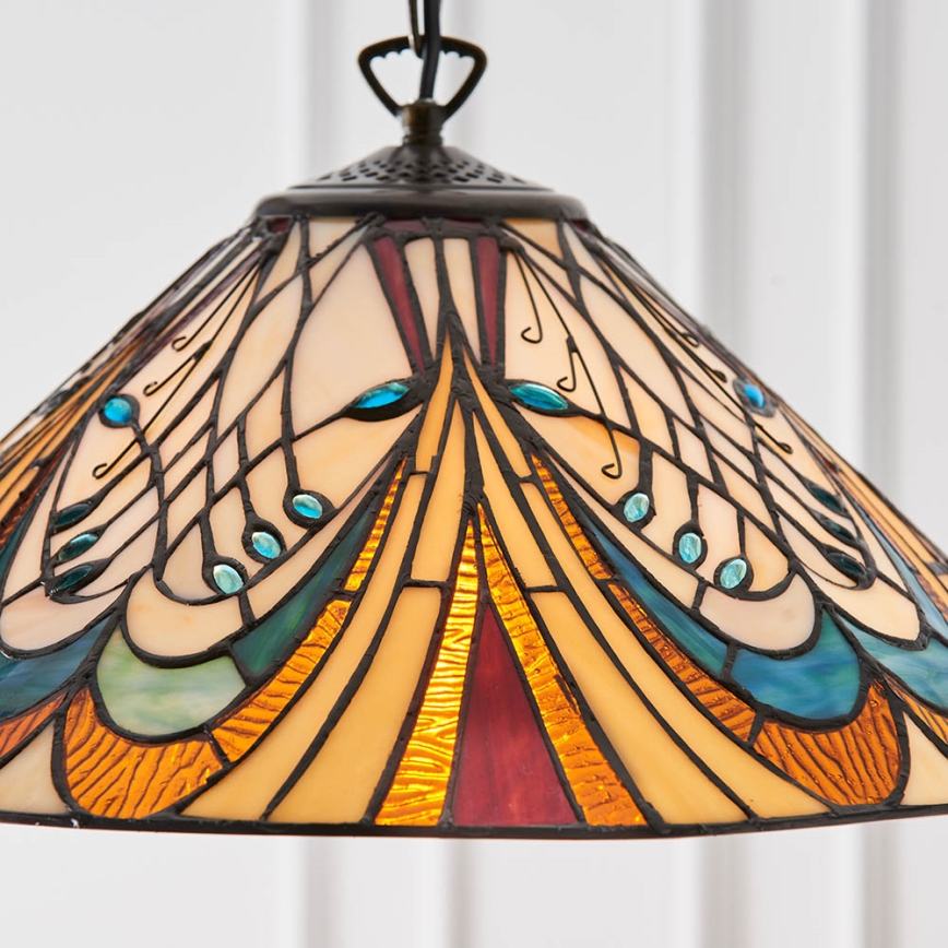 Endon 64162 - Hängeleuchte an Kette HECTOR 1xE27/60W/230V d 40 cm