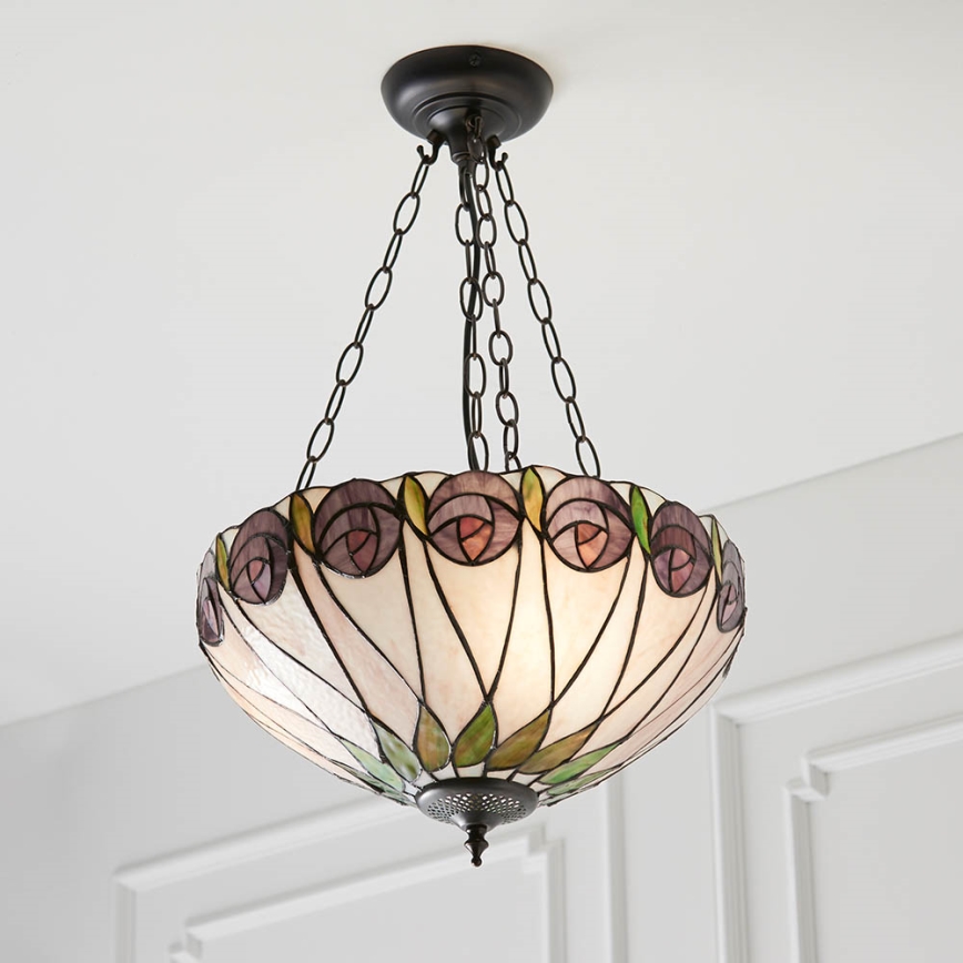 Endon 64175 - Hängeleuchte an Kette HUTCHINSON 3xE27/60W/230V d 40 cm