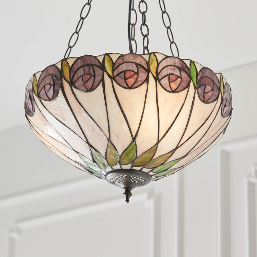 Endon 64175 - Hängeleuchte an Kette HUTCHINSON 3xE27/60W/230V d 40 cm