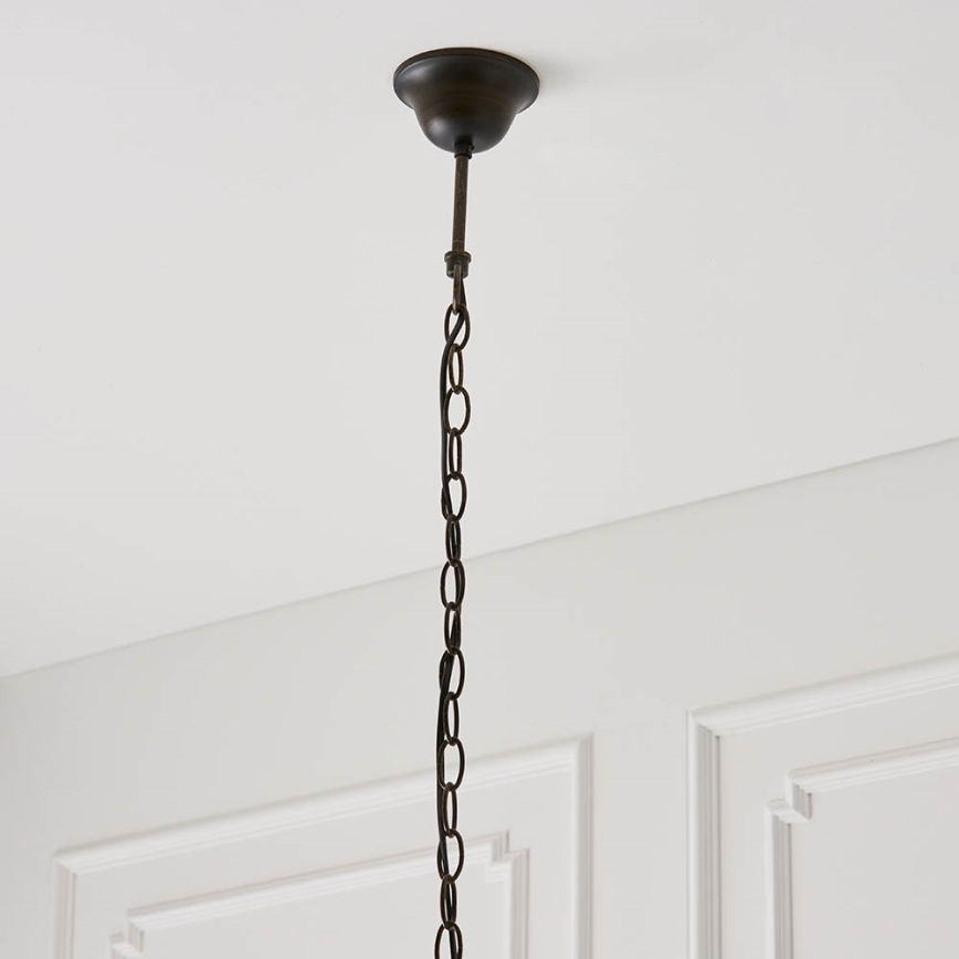 Endon 64176 - Tiffany-Hängeleuchte mit Kette HUTCHINSON 1xE27/60W/230V Ø 40 cm