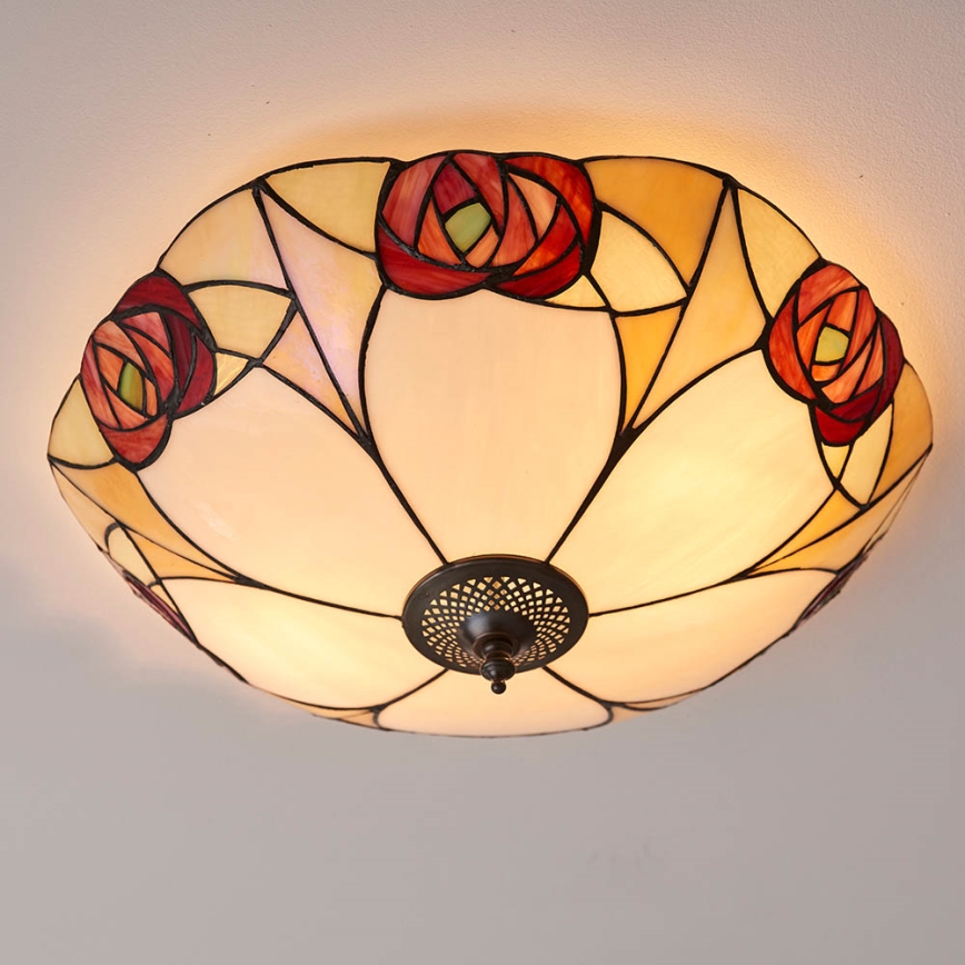 Endon 64182 - Deckenleuchte INGRAM 2xE27/60W/230V d 45 cm