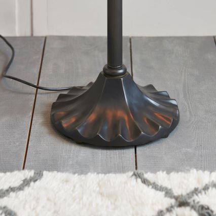 Endon 64192 - Tiffany-Stehlampe JAMELIA 2xE27/60W/230V Ø 50 cm