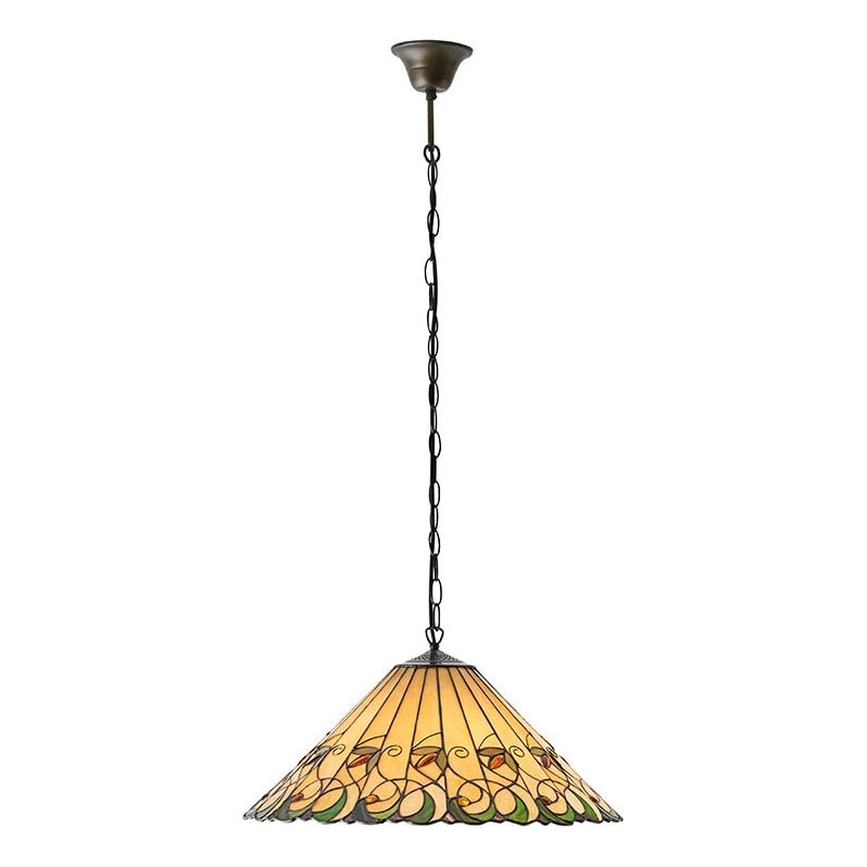 Endon 64194 - Hängeleuchte an Kette JAMELIA 3xE27/60W/230V d 50 cm