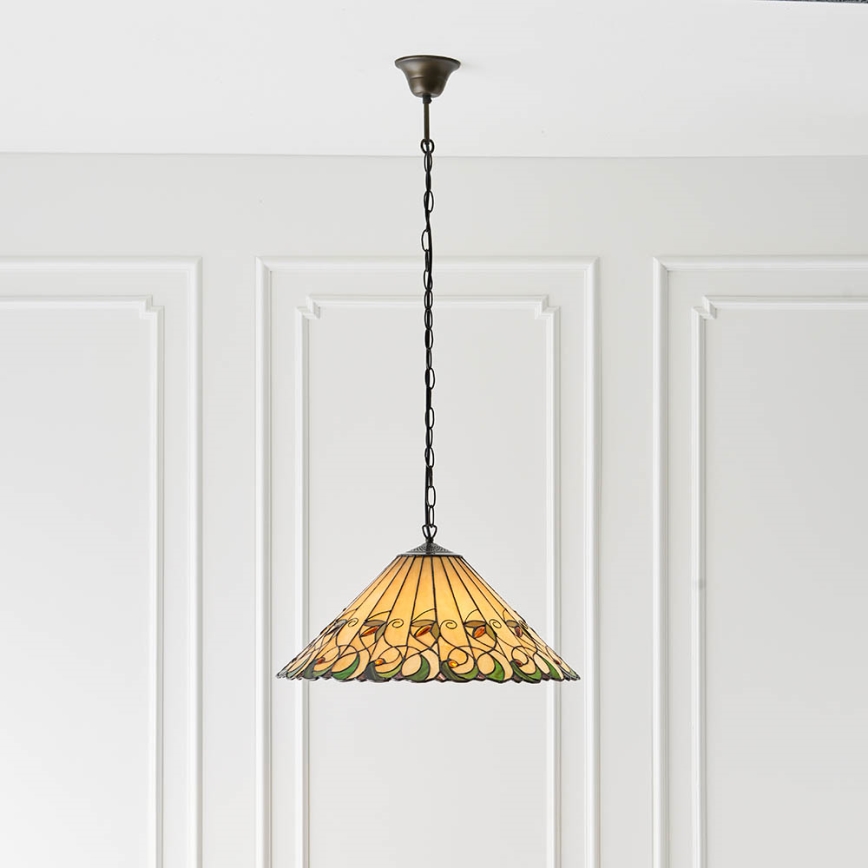 Endon 64194 - Hängeleuchte an Kette JAMELIA 3xE27/60W/230V d 50 cm