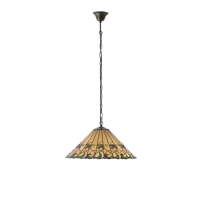 Endon 64194 - Kettenkronleuchter Tiffany JAMELIA 3xE27/60W/230V Ø 50 cm