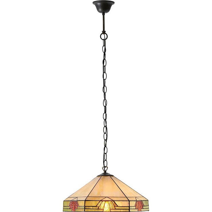 Endon 64285 - Hängeleuchte an Kette NEVADA 1xE27/60W/230V d 35 cm