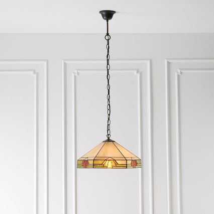 Endon 64285 - Hängeleuchte an Kette NEVADA 1xE27/60W/230V d 35 cm