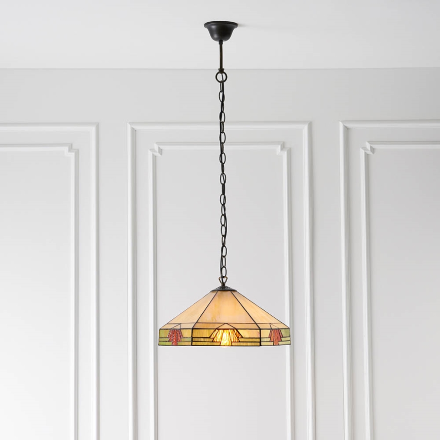 Endon 64285 - Hängeleuchte an Kette NEVADA 1xE27/60W/230V d 35 cm