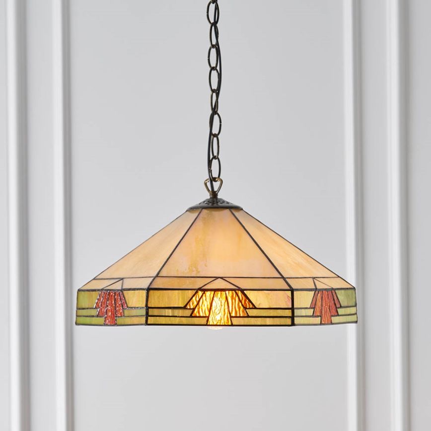 Endon 64285 - Hängeleuchte an Kette NEVADA 1xE27/60W/230V d 35 cm