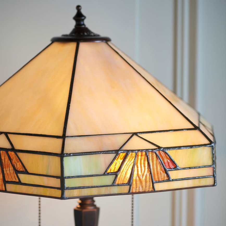 Endon 64286 - Tischleuchte NEVADA 2xE27/60W/230V d 40 cm