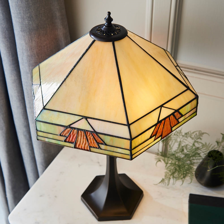Endon 64286 - Tischleuchte NEVADA 2xE27/60W/230V d 40 cm