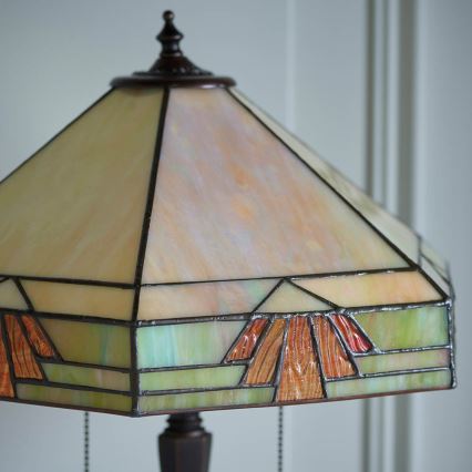 Endon 64286 - Tischleuchte NEVADA 2xE27/60W/230V d 40 cm