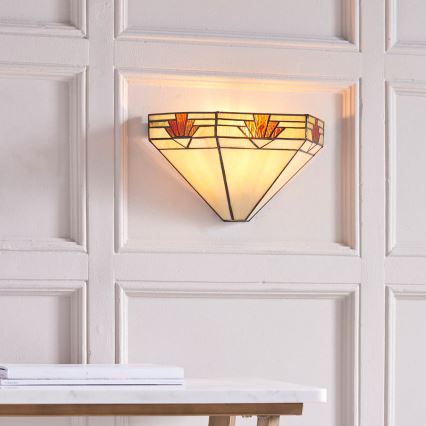 Endon 64288 - Wandleuchte Tiffany NEVADA 1xE14/40W/230V