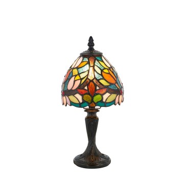 Endon 64331 - Tischleuchte Tiffany SYLVETTE 1xE14/40W/230V Ø 15 cm