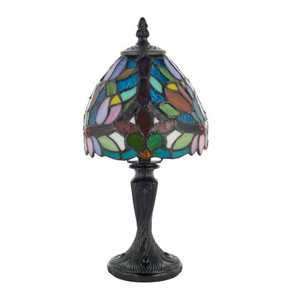 Endon 64331 - Tischleuchte Tiffany SYLVETTE 1xE14/40W/230V Ø 15 cm