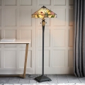 Endon 64383 - Tiffany-Stehleuchte WILLIOW 2xE27/60W/230V Ø 42,5 cm