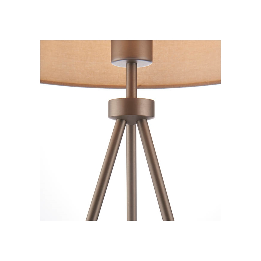 Endon 66986 - Tischleuchte TRI 1xE27/40W/230V Messing/beige