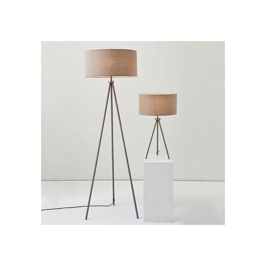 Endon 66987 - Stehleuchte TRI 1xE27/60W/230V beige