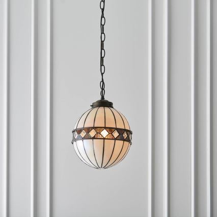 Endon 67044 - Hängeleuchte an Kette FARGO 1xE14/40W/230V d 25,5 cm