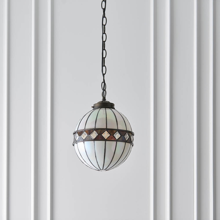 Endon 67044 - Hängeleuchte an Kette FARGO 1xE14/40W/230V d 25,5 cm