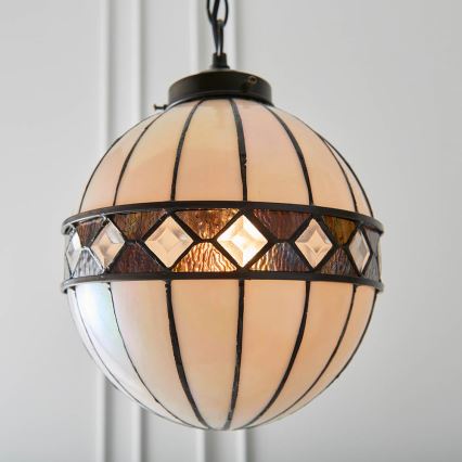 Endon 67044 - Hängeleuchte an Kette FARGO 1xE14/40W/230V d 25,5 cm