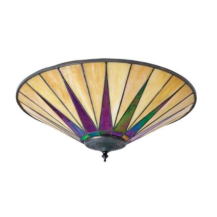 Endon 70240 - Deckenleuchte DARK STAR 2xE27/40W/230V d 49 cm