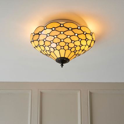 Endon 70242 - Deckenleuchte PEARL 2xE27/60W/230V d 37 cm