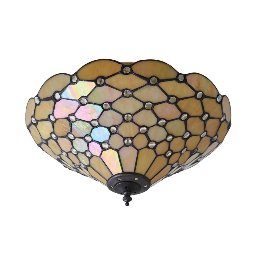 Endon 70242 - Deckenleuchte PEARL 2xE27/60W/230V d 37 cm
