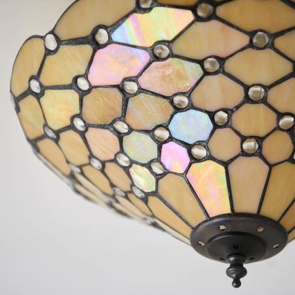 Endon 70242 - Deckenleuchte PEARL 2xE27/60W/230V d 37 cm