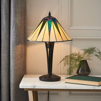 Endon 70367 - Tischleuchte DARK STAR 1xE14/40W/230V d 30 cm